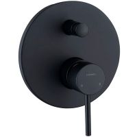 Смеситель для душа Caprigo Don Черный матовый арт-53-051-NER — фото 1, Смеситель для душа