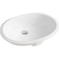 Раковина Artceram Diana 57 Белая арт-DIL001 01 00 — фото 1, Раковины встраиваемые снизу