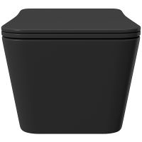 Товар: Унитаз Aqueduto Macio подвесной Черный матовый с сиденьем Микролифт арт-MAC0140 - фото 6 Унитаз Aqueduto Macio подвесной Черный матовый с сиденьем Микролифт арт-MAC0140 — фото 6, Подвесные унитазы