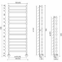 Товар: Водяной полотенцесушитель Margaroli Sole Золото арт-4643714GON - фото 2 Водяной полотенцесушитель Margaroli Sole Золото арт-4643714GON — фото 2, Водяные полотенцесушители