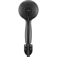 Душевой гарнитур Swedbe Hermes Черный матовый арт-5135B — фото 6, Душевые гарнитуры на держателе