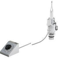 Клавиша смыва Alcaplast пневматическая Хром Белая арт-MPO13 — фото 1, Кнопки смыва