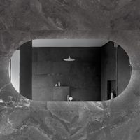 Зеркало Cezares арт-CZR-SPC-VAGUE-1400-700-MOV — фото 1, Зеркала в ванную комнату