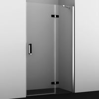 Aller Душевая дверь арт-10H05RBLACK — фото 1, Распашные душевые двери