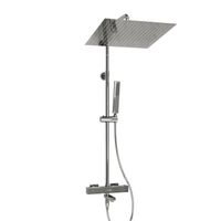 Душевой комплект с термостатическим смесителем арт-A199.119.103.010.CH Thermo — фото 2, Душевые стойки