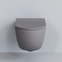 Унитаз Ambassador Abner подвесной Серый матовый без сиденья арт-103T20301R — фото 8, Подвесные унитазы