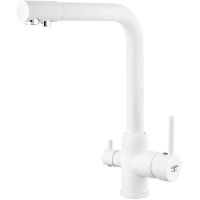 Смеситель для кухни Melodia della vita Ostessa Filtro Белый арт-MDV40618wt — фото 1, Смесители для кухни