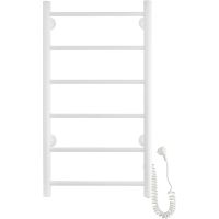 Электрический полотенцесушитель Domoterm Аврора DMT 109-6 40x80 EK R Белый матовый арт-DMT109-640x80БЕЛEKR — фото 1, Электрические полотенцесушители