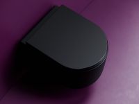 Унитаз Ceramicanova Ulma подвесной Черный матовый с сиденьем Микролифт арт-CN4006TMB — фото 9, Подвесные унитазы