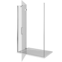 Душевая дверь Good Door Saturn WTW-110-C-CH-L 110 профиль Хром стекло прозрачное арт-СА00005 — фото 4, Распашные душевые двери