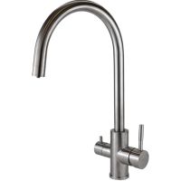 Смеситель для кухни ESKO Никель матовый арт-K22 — фото 1, Смесители для кухни