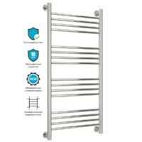 Водяной полотенцесушитель Сунержа Богема прямая 1000х500 Хром арт-00-0220-1050 — фото 3, Водяные полотенцесушители