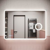 Зеркало для ванной комнаты SANCOS Arcadia 1.0 1000х700 с подсветкой, арт. арт-AR1.1000 — фото 4, Зеркала в ванную комнату