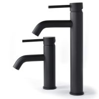 Смеситель для раковины Bronze de Luxe Scandi Черный матовый арт-1452B — фото 4, Смесители для раковины