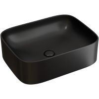 Раковина-чаша Ceramicanova Element 51 Черная матовая арт-CN6052MB — фото 1, Раковины накладные