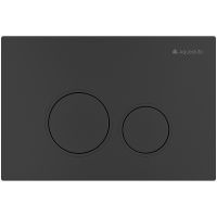 Клавиша смыва Aqueduto Circulo Черная матовая арт-CIR0140 — фото 1, Кнопки смыва