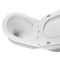 Унитаз компакт Azario Fretta Round с бачком и сиденьем Микролифт арт-AZ-7121 — фото 9, Напольные унитазы