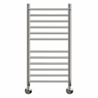 Водяной полотенцесушитель Point Аврора Премиум П11 500x800 с полкой Хром арт-PN10158SP — фото 6, Водяные полотенцесушители