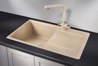 Granula-, кухонная мойка, кварц арт-7804, ПЕСОК — фото 2, Кухонные мойки