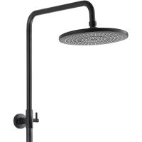 Товар: Душевая система Bond Circle Черная матовая арт-B04-9188 - фото 5 Душевая система Bond Circle Черная матовая арт-B04-9188 — фото 5, Верхние души