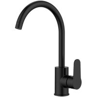 Смеситель для кухни Milardo Poli Черный матовый арт-POLBLJ0M05 — фото 1, Смесители для кухни