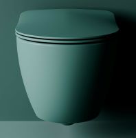 Унитаз Creavit Free подвесной Зеленый нил без сиденья арт-FE322-11NY00E-0000 — фото 4, Подвесные унитазы