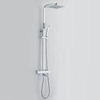 Товар: Душевая система Melodia della vita Moderno с термостатом Хром арт-MSC00111С - фото 4 Душевая система Melodia della vita Moderno с термостатом Хром арт-MSC00111С — фото 4, Душевые стойки