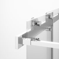 Товар: Шторка на ванну Ambassador Bath Screens 100х140 профиль Хром стекло прозрачное арт-16041116 - фото 3 Шторка на ванну Ambassador Bath Screens 100х140 профиль Хром стекло прозрачное арт-16041116 — фото 3, Шторки для ванной раздвижные