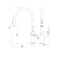 Смеситель для кухни Lemark Minima Хром арт-LM3850C — фото 2, Смесители для кухни
