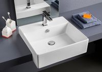 Раковина Artceram Quadro 50 Белая арт-QUL004 01 00 — фото 3, Раковины встраиваемые сверху