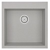 Granula-, кухонная мойка, кварц арт-5102, БАЗАЛЬТ — фото 1, Кухонные мойки