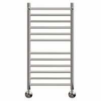 Водяной полотенцесушитель Point Аврора Премиум П11 400x800 с полкой Хром арт-PN10148SP — фото 6, Водяные полотенцесушители