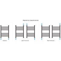 Водяной полотенцесушитель Сунержа Богема+ прямая 600х500 Состаренная бронза арт-05-0220-6050 — фото 3, Водяные полотенцесушители