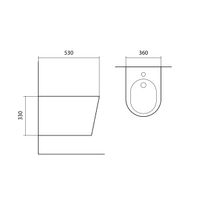 Товар: Биде подвесное Aquatek ВЕГА 530*360*330, цвет серый матовый арт-AQ1057-MG - фото 2 Биде подвесное Aquatek ВЕГА 530*360*330, цвет серый матовый арт-AQ1057-MG — фото 2, Биде подвесные