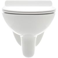 Унитаз AQUAme подвесной Белый глянец с сиденьем Микролифт арт-AQM2008 — фото 6, Подвесные унитазы