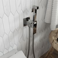 Встраиваемый смеситель для душа с гигиенической лейкой арт-A71138 — фото 4, Гигиенические души