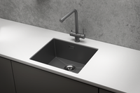 Granula-, стальная кухонная мойка арт-5445U, ГРАФИТ МАТОВЫЙ — фото 2, Кухонные мойки