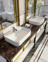 Раковина AQUAme 59 Белая глянцевая арт-AQM5003 — фото 4, Раковины накладные