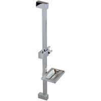 Душевая штанга Melodia della vita Square Хром арт-MKP25005BL — фото 1, Штанги для душа