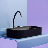 Раковина-чаша Ceramicanova Element 71 Черная матовая арт-CN6054MB — фото 2, Раковины накладные