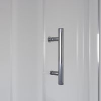 Душевой уголок Niagara Eco NG-009-14D (90х90х195) низкий поддон(13 см),стекло прозрачное,2 места арт-_0091422D — фото 4, Душевые уголки трапеция