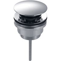 Донный клапан AQUAme click-clack Хром арт-AQM7003CR — фото 1, Донные клапаны