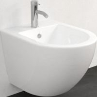 Биде CeramaLux подвесное Белое глянцевое арт-2197-1