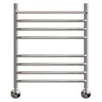 Водяной полотенцесушитель Point Альфа П7 500x600 с полкой Хром арт-PN05156SP — фото 2, Водяные полотенцесушители