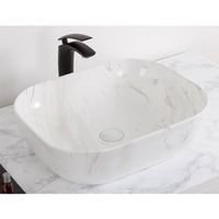 Раковина-чаша CeramaLux 50 Белая арт-K397D9 — фото 2, Раковины накладные