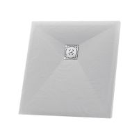 Душевой поддон 100*100*3 RGW ST-0100Co Бетон/Квадрат Ø 90 мм Каменный арт-16152010-10 — фото 1, Душевые поддоны из искусственного камня