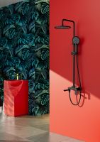 Душевая система Raglo Черная матовая арт-R03.24.06 — фото 3, Душевые стойки