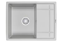 Granula-, кухонная мойка, кварц арт-6501, СЛАНЕЦ — фото 1, Кухонные мойки