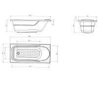Товар: Акриловая ванна Poseidon Mila 150x70 без гидромассажа арт-01мил1570 - фото 2 Акриловая ванна Poseidon Mila 150x70 без гидромассажа арт-01мил1570 — фото 2, Акриловые ванны