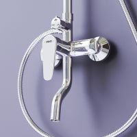 Душевая система Dorff Prime Хром Серый арт-D0740900 — фото 6, Душевые стойки